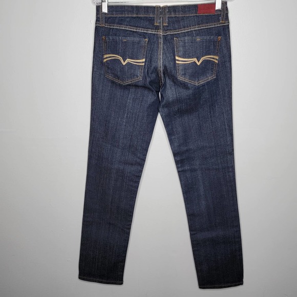 NWT Gracia K Women's Tapered Slim Denim Jeans SIZE 9 MSRP: $148 Dark Wash 32x31 - Picture 2 of 9